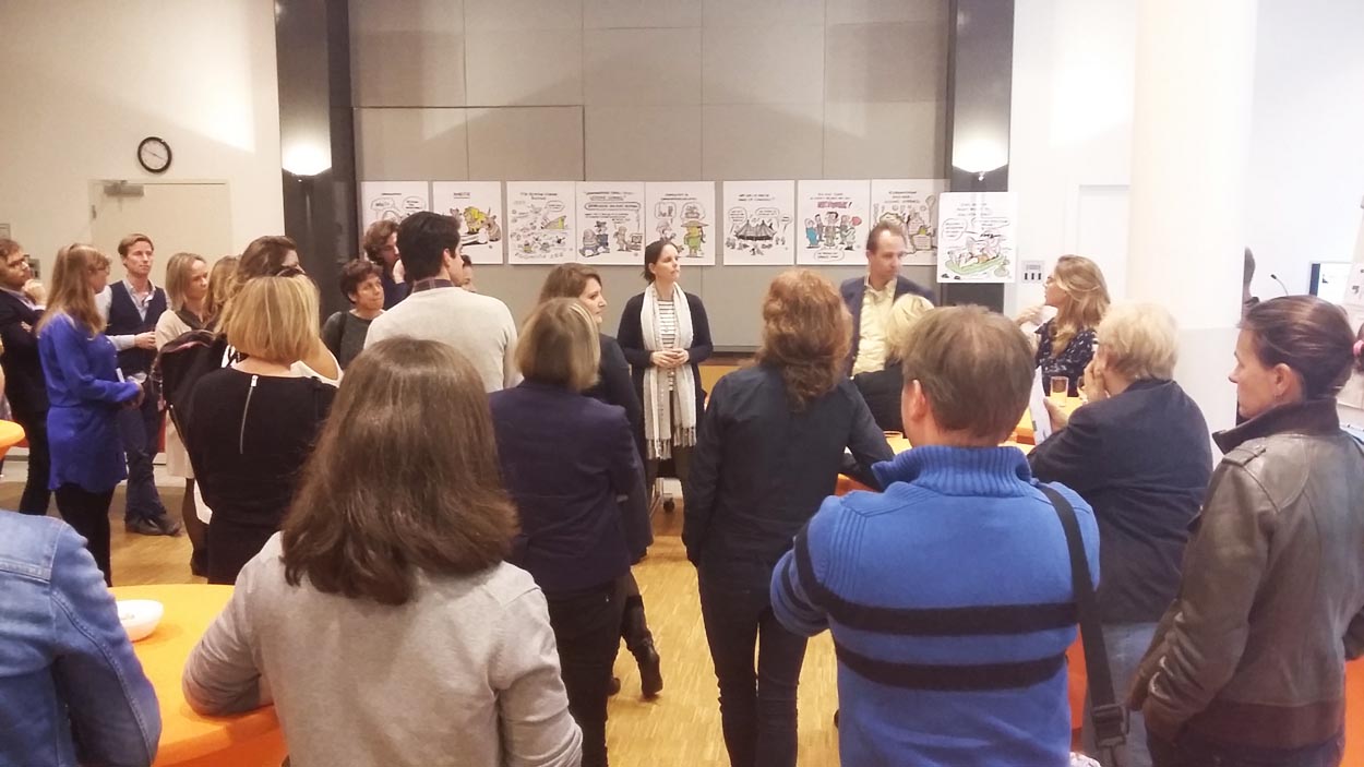 Cartoonist live tekenaar presentatie
