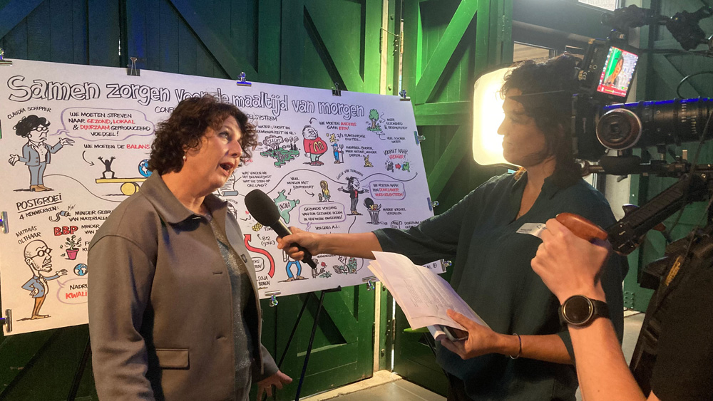 Cartoonist live tekenaar presentatie